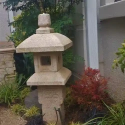 Granite pedestal style lantern