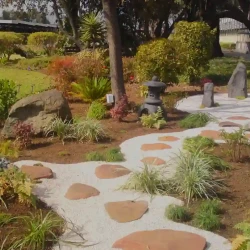 Tsunami commemoration garden.