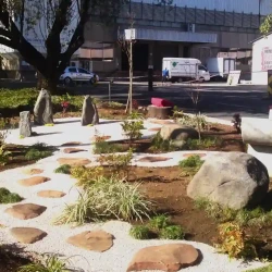 Tsunami commemoration garden.